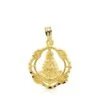 Medalla Virgen Del Rocio Oro 18k PM-P3044-317