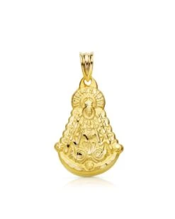 Medalla Virgen Del Rocio Oro 18k PM-P3050-335
