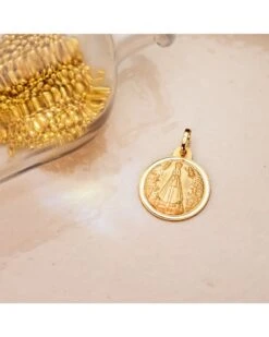 Medalla Virgen Nuestra Señora De Begoña De Oro De 18k PM-P2978-120 -FALOMIR Tienda de ventas medalla virgen nuestra senora de begona de oro de 18k 2