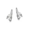 Pendientes De Oro Blanco De 18 Kilates PM-18592