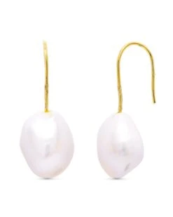 Pendientes De Perlas Y Oro 18k PM-15277