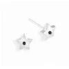 PENDIENTES ESTRELLA CON DIAMANTES NEGROS 2 PENDIENTES ESTRELLA CON DIAMANTES NEGROS -FALOMIR Tienda de ventas pendientes estrella con diamantes negros