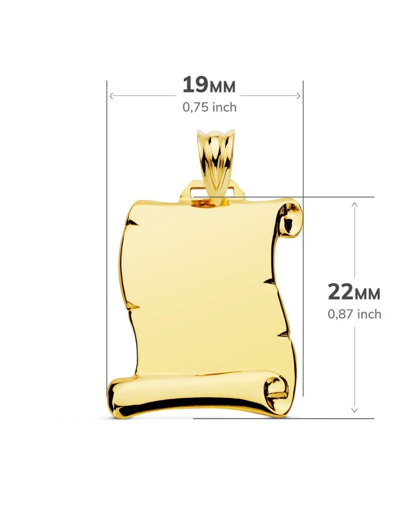 Pergamino De Oro De 18k PM-P6440-22 5 Pergamino De Oro De 18k PM-P6440-22 - Imagen 3