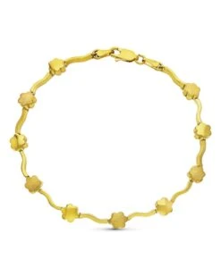 Pulsera De Oro Amarillo De 18 Kilates PM-12000404