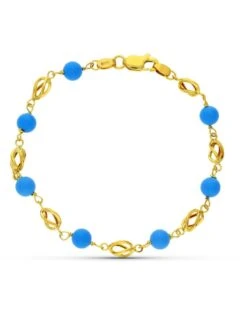 Pulsera De Oro Amarillo De 18 Kilates PM-18000107
