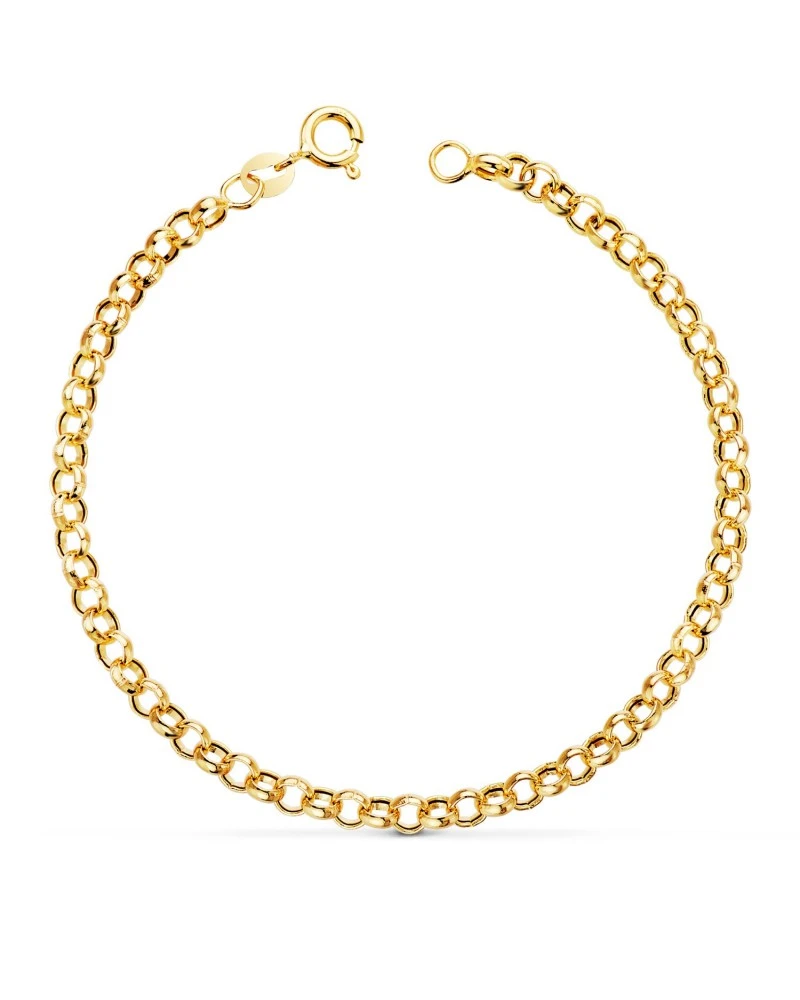 Pulsera De Oro Amarillo De 18 Kilates PM-8001519 3 Pulsera De Oro Amarillo De 18 Kilates PM-8001519