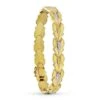 Pulsera De Oro Blanco Y Amarillo De 18 Kilates PM-23000177