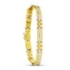 Pulsera De Oro Blanco Y Amarillo De 18 Kilates PM-7000561 -FALOMIR Tienda de ventas pulsera de oro blanco y amarillo de 18 kilates pm 7000561