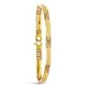 Pulsera De Oro Blanco Y Amarillo De 18 Kilates PM-7000566