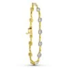 Pulsera De Oro Blanco Y Amarillo De 18 Kilates PM-8000011 -FALOMIR Tienda de ventas pulsera de oro blanco y amarillo de 18 kilates pm 8000011