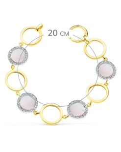 Pulsera De Oro De 18k PM-13000152 7 Pulsera De Oro De 18k PM-13000152 -FALOMIR Tienda de ventas pulsera de oro de 18k 73