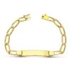 Pulsera Esclava De Oro 18k PM-20000243 -FALOMIR Tienda de ventas pulsera esclava de oro 18k pm 20000243