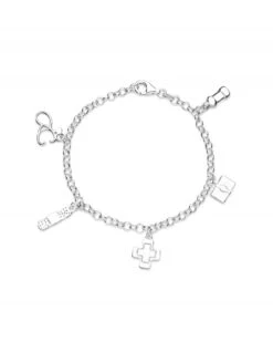 Pulsera Doctora En Plata