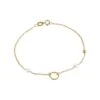 PULSERA ORO Y PERLAS
