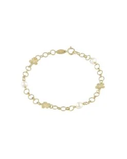 PULSERA ORO Y PERLAS CULTIVADAS