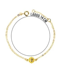 Pulsera Para Bebé Oro 18k PM-25000118 -FALOMIR Tienda de ventas pulsera para bebe oro 18k 4
