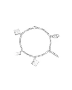 Pulsera Profesora En Plata