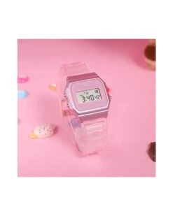 RELOJ CASIO VINTAGE ROSA TRANSPARENTE F-91WS-4EF -FALOMIR Tienda de ventas reloj casio vintage 19