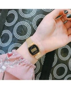 RELOJ CASIO VINTAGE DORADO PEQUEÑO LA670WEGA-1EF -FALOMIR Tienda de ventas reloj casio vintage dorado 10