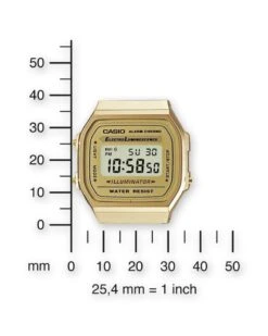RELOJ CASIO VINTAGE DORADO A168WG-9EF -FALOMIR Tienda de ventas reloj casio vintage dorado 17