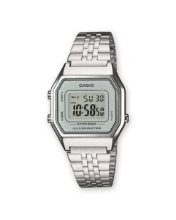 RELOJ CASIO VINTAGE PLATEADO PEQUEÑO LA680WEA-7EF