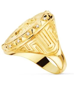Sello De Oro Amarillo De 18k PM-P90015-1 -FALOMIR Tienda de ventas sello de oro amarillo de 18k 106