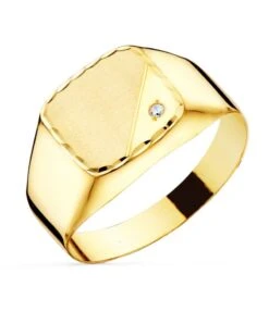 Sello De Oro Amarillo De 18k PM-19429-RO 5 Sello De Oro Amarillo De 18k PM-19429-RO -FALOMIR Tienda de ventas sello de oro amarillo de 18k 14