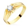 Sello De Oro Amarillo De 18k Con Circonita PM-P905604