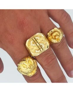 Sello De Oro Amarillo De 18k PM-P905702-RO -FALOMIR Tienda de ventas sello de oro amarillo de 18k 36