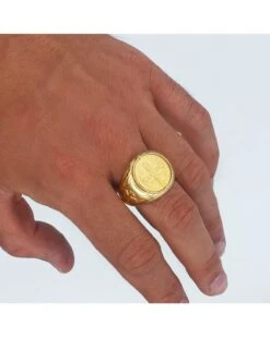 Sello De Oro Amarillo De 18k PM-P904202 -FALOMIR Tienda de ventas sello de oro amarillo de 18k 43