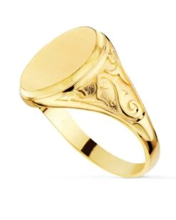 Sello De Oro Amarillo De 18k PM-P4376 -FALOMIR Tienda de ventas sello de oro amarillo de 18k 50
