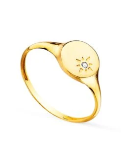 Sello De Oro Amarillo De 18k PM-19618