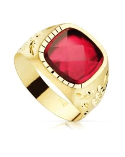 Sello De Oro Amarillo De 9k PM-9K9828-RO