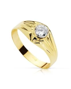 Solitario De Comunión Oro 18k PM-19408-OA