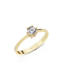 Solitario De Comunión Oro 18k PM-19272-OA