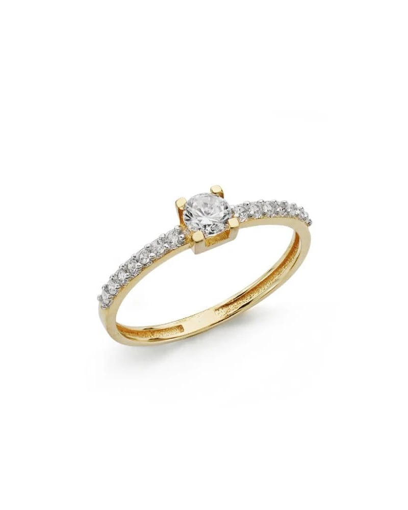 Solitario De Comunión Oro 18k PM-19329-OA 3 Solitario De Comunión Oro 18k PM-19329-OA