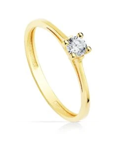 Solitario De Comunión Oro 18k PM-19348-OA