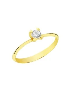 Solitario De Comunión Oro 18k PM-19352-OA