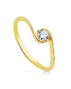 Solitario De Comunión Oro 18k PM-19419-OA