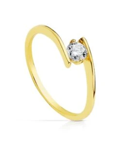 Solitario De Comunión Oro 18k PM-19420-OA