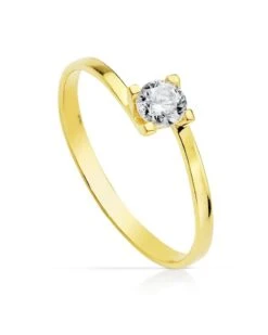 Solitario De Comunión Oro 18k PM-19421-OA