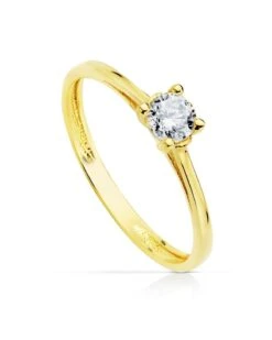 Solitario De Comunión Oro 18k PM-19422-OA