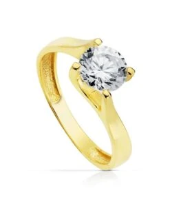 Solitario De Comunión Oro 18k PM-19426-OA