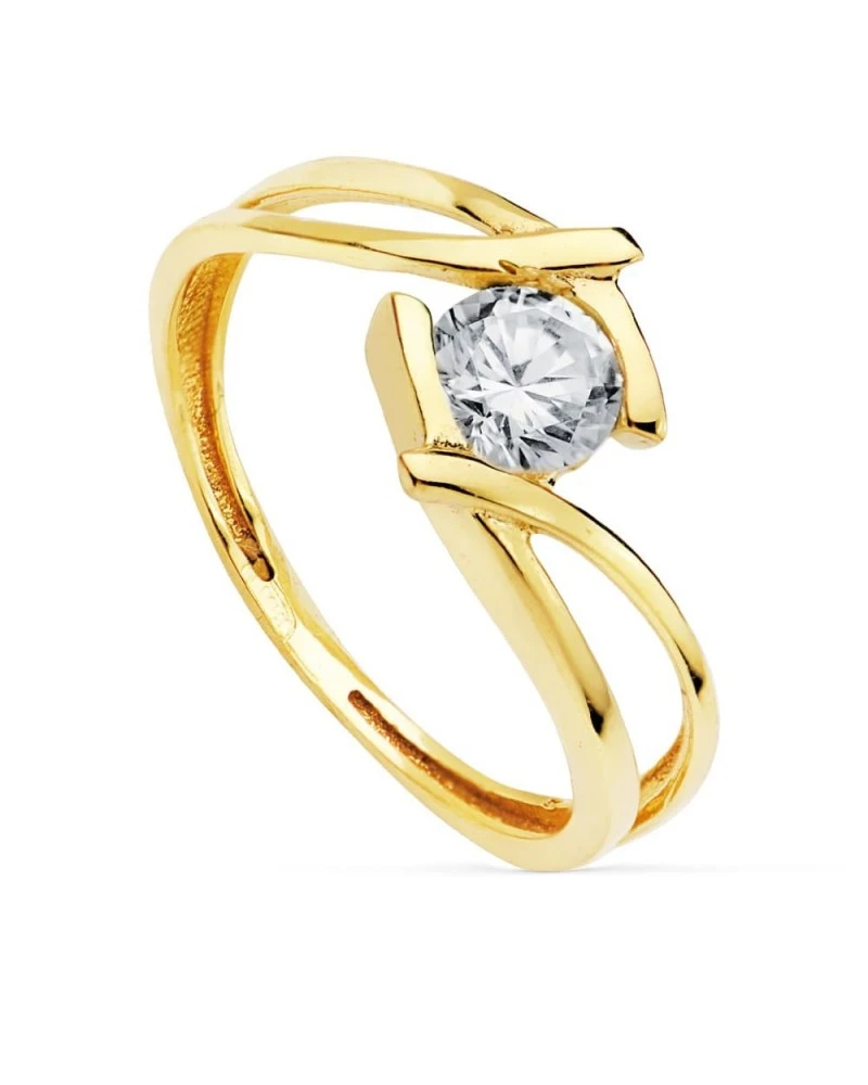 Solitario De Comunión Oro 18k PM-19495-OA 3 Solitario De Comunión Oro 18k PM-19495-OA