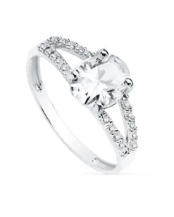 Solitario De Comunión Oro 18k PM-19498-OB