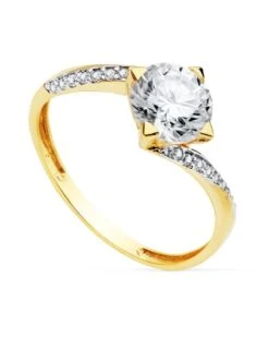 Solitario De Comunión Oro 18k PM-19500-OA