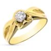 Solitario De Comunión Oro 18k PM-24000474 -FALOMIR Tienda de ventas solitario de comunion oro 18k pm 24000474