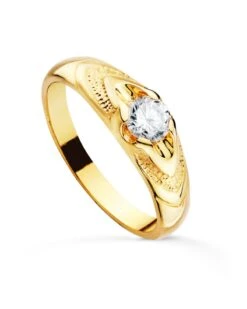 Solitario De Comunión Oro 18k PM-26000515