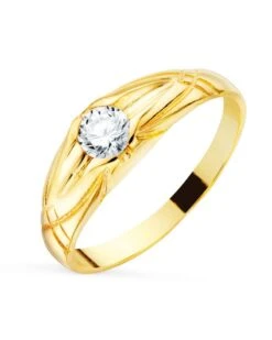 Solitario De Comunión Oro 18k PM-P904002