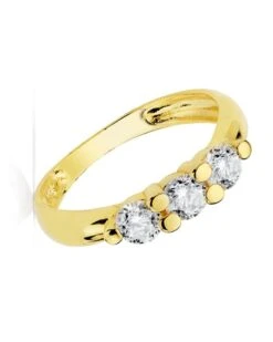 Solitario De Comunión Oro De 18k